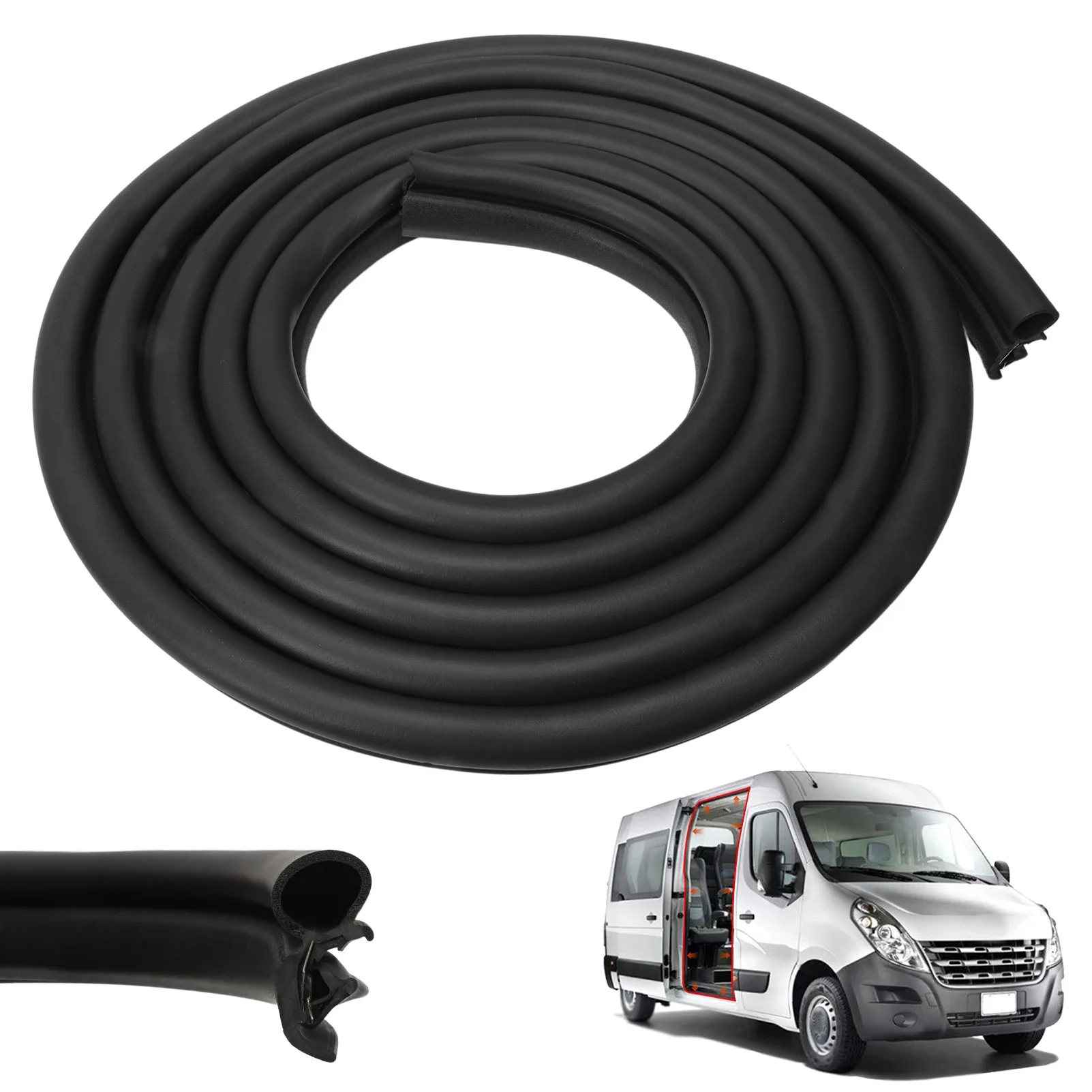 

Rubber Edge Protection Seal for MASTER MOVANO B NV400 X62 2010-2020 8200677001 808328755R 808328454R Sliding Door Seal