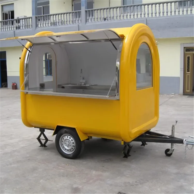 Most popular china made mobile pizza food truck and ice cream trailer mobile food van food cart