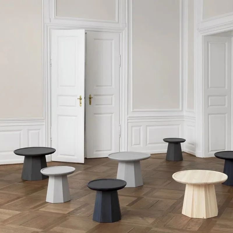 Log display rack hat display rack display coffee table