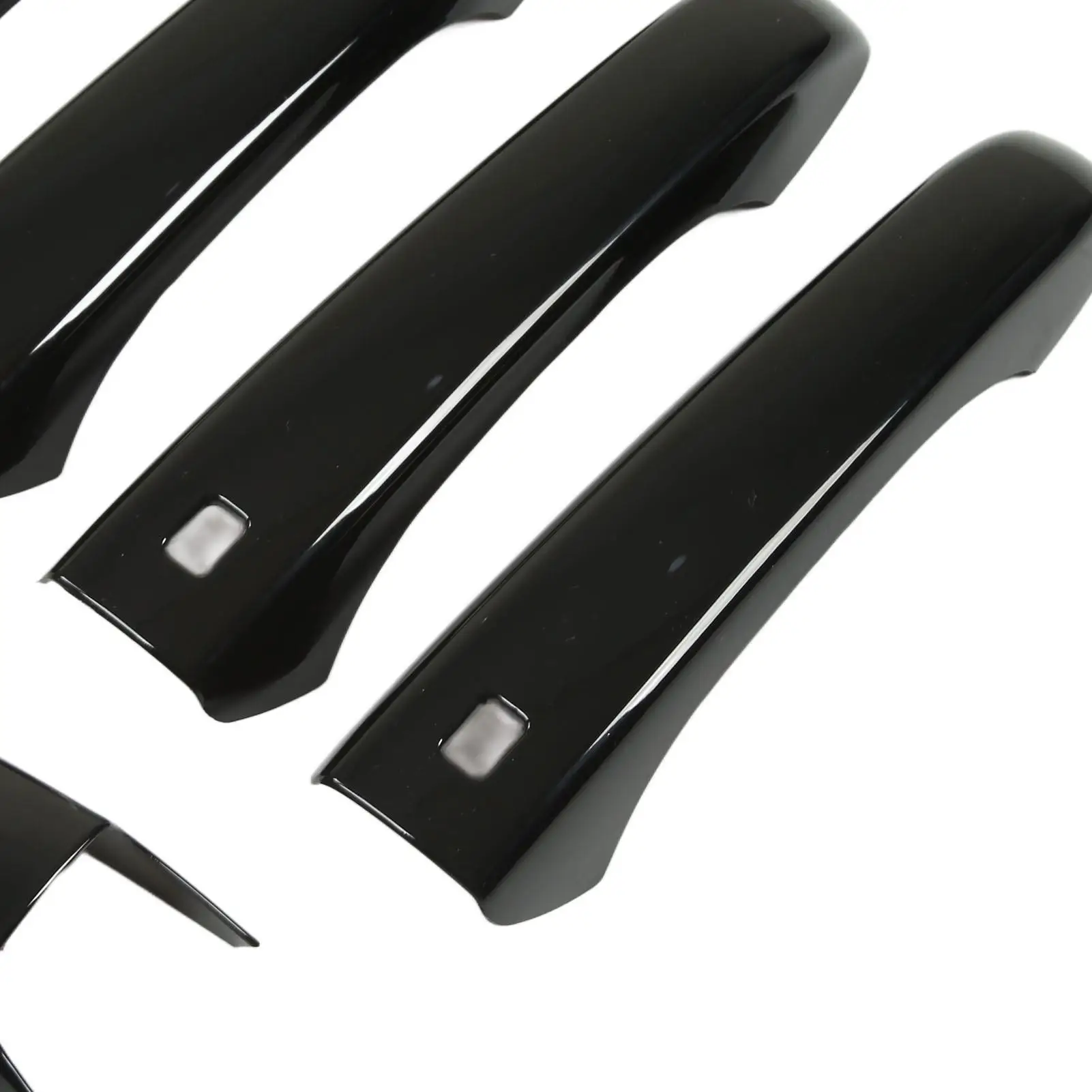 غطاء مقبض الباب الخارجي مقبض الباب الخارجي الفريد من نوعه خدش أسود لامع لجراند شيروكي WK2 WL 2011-2022