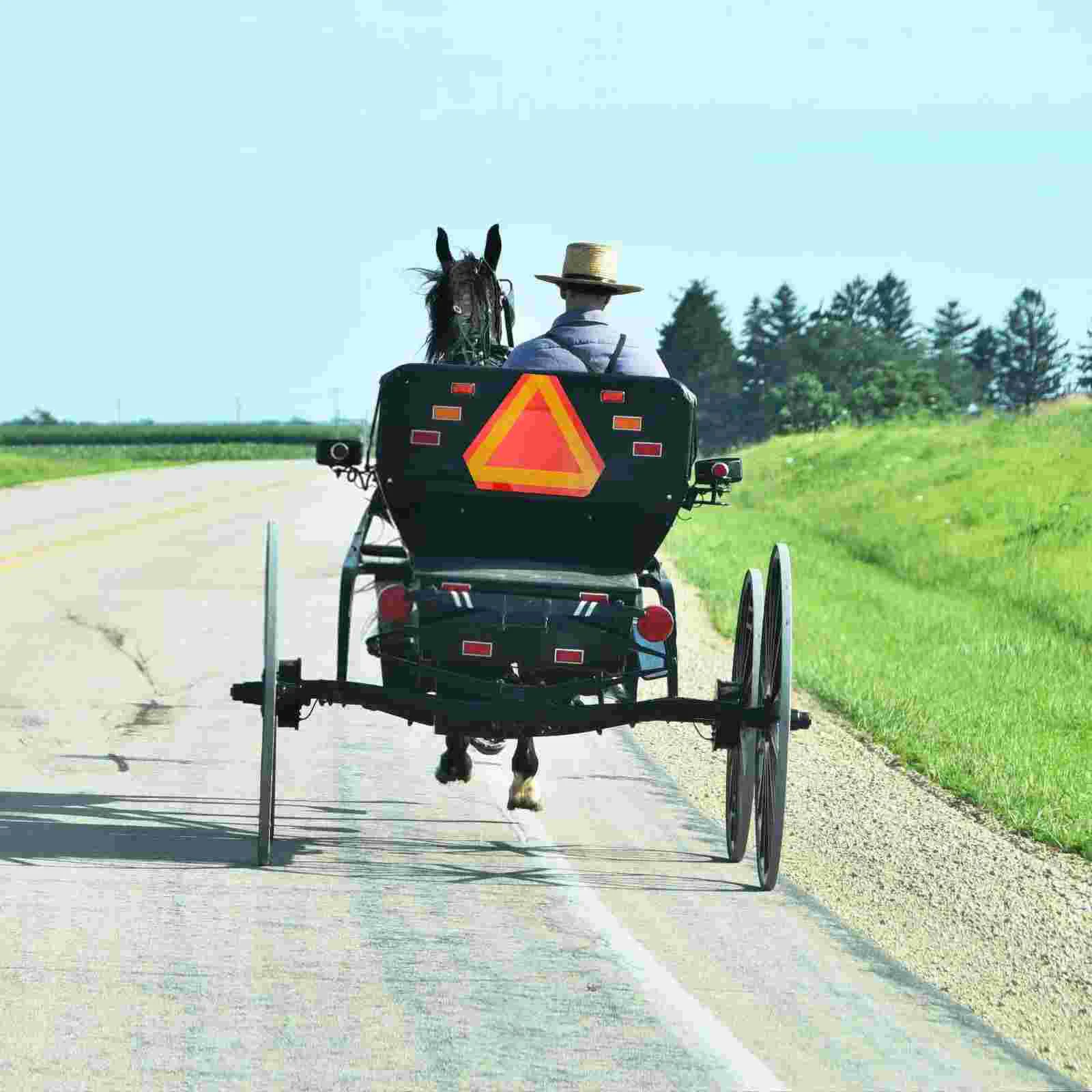 2 Pcs Triangular Reflector Roadside Car Flag Triangle Reflectors Safety Sign Warning