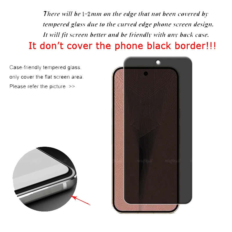 6-in-1 For Google Pixel 11 Glass Google Pixel 11 Pro Glass Privacy 9H Anti-Spy Glue Screen Protector Pixel 11 Pro XL Lens Glass