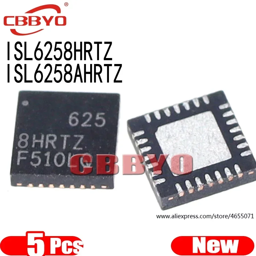 (5piece)100% New ISL6258HRTZ ISL6258 6258HRTZ 8HRTZ ISL6258A ISL625 6258AHRTZ ISL6258AHRTZ QFN-28 Chipset