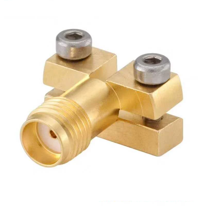 

SMA-K Clamp Joint DC~18GHZ Offset Foot Solderless 02K243-40ME3 SMA-KE Clamp Female Head