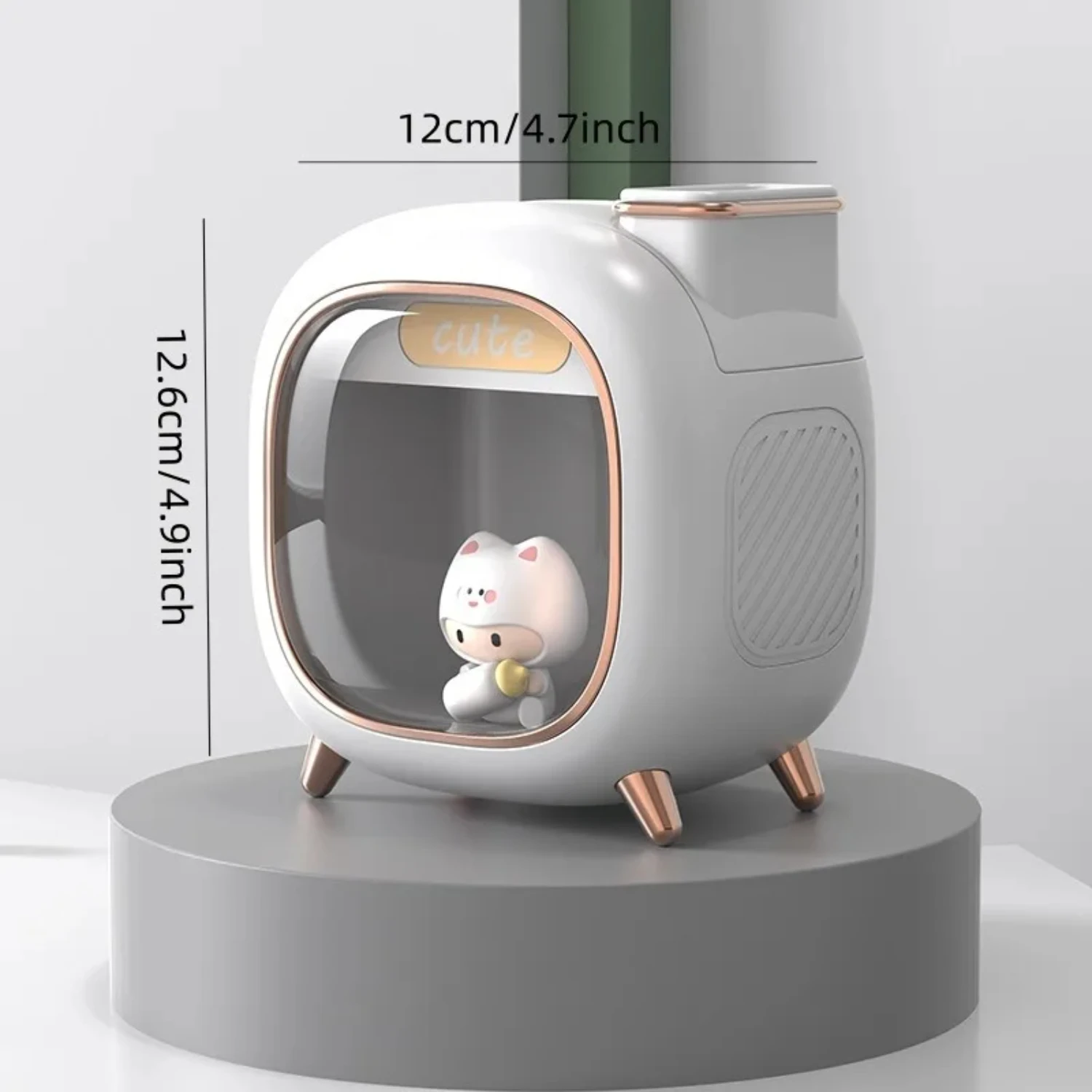 

Moe Wa Humidifier Mini USB Double Spray Air Humidifier Bedroom Night Light Hydration Spray Air Humidifier Small Gift