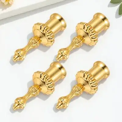 

4Pcs Lamp Shade Holder Harp Light Knob Decor Tapped Finials for Lamps Home Office Bedroom Lighting Fixture Upgrade