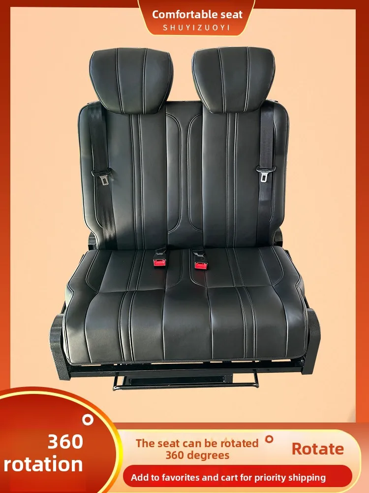 Shuyi RV Seat All-in-One Adjustable Backrest Swivel Opposing-Seat Design Compatible OLIVER New Tourneo/Maxus V80/V90 Campers