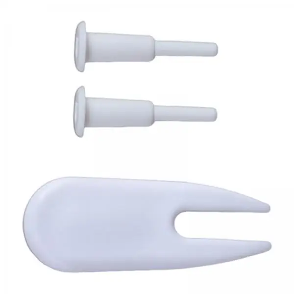 3x2x Exercise Ball Plug Pins with Plug Remover Reliable White Lightweight Yoga Ball Air Stopper for Inflatable Bed Pool Fitness