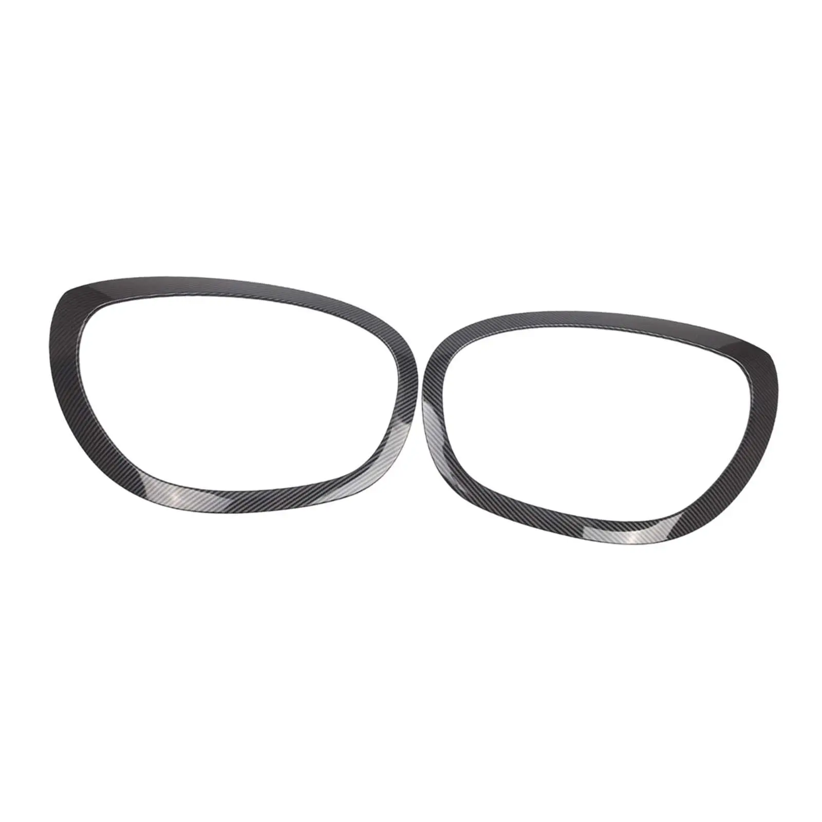 

2 Pieces Headlight Bezels Replacement 51137388117 Assembly Easy Installation Car