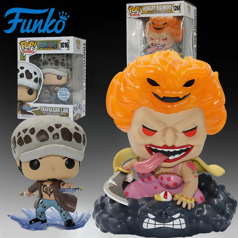 

FUNKO POP Original One Piece-Charlotte Linlin& Luo Anime Action Figures Toys for Boys Christmas Gift Collectible Model Ornaments