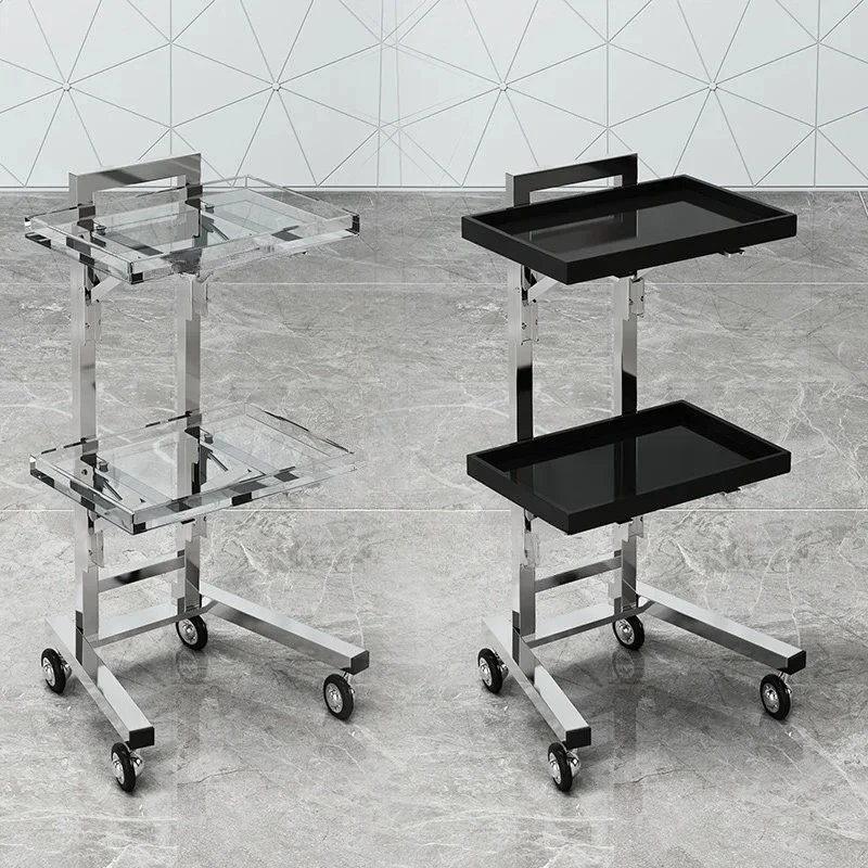 & Professional Salon Trolley Barbershop Dedicated Beauty Tool Cart Modern Multifunctional Mobile Trolley  Commercial Furniture