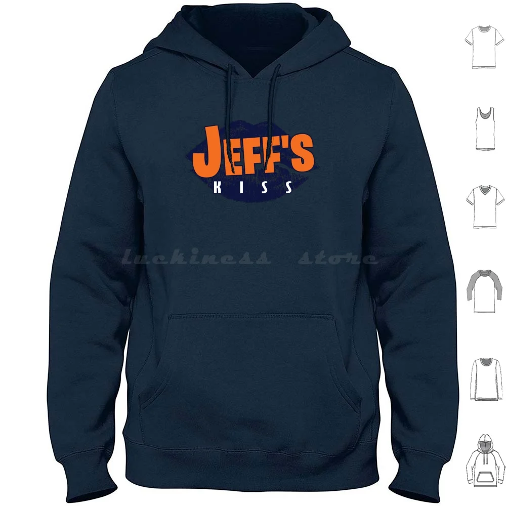 Jeff'S Kiss Hoodie cotton Long Sleeve Jeffs Kiss Chefs Kiss Kiss Kevin Smith Kevin Smith Marc Bernardin Marc Bernardin Jeff