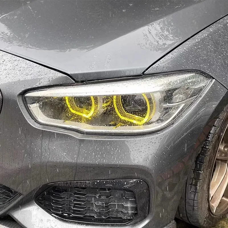 For BMW 1 series Angel Eyes DRL RGB multicolor LED boards F20 F21 GTS daytime running lights Lemon Yellow DRL chip