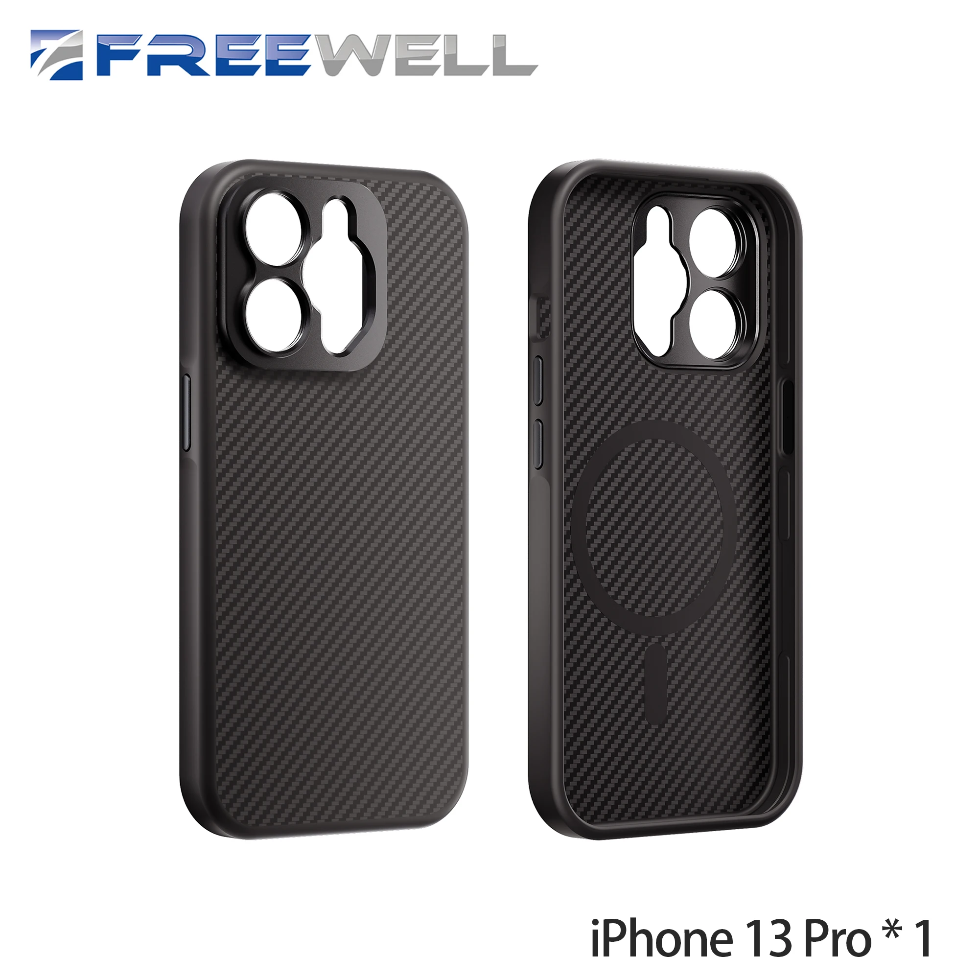 Freewell 17mm Mount iPhone Case voor iPhone 17/16/15/14/13 Pro & Pro Max Telefoon Case Compatibel Fotografische Lens Filter Accessorie - afbeelding 1