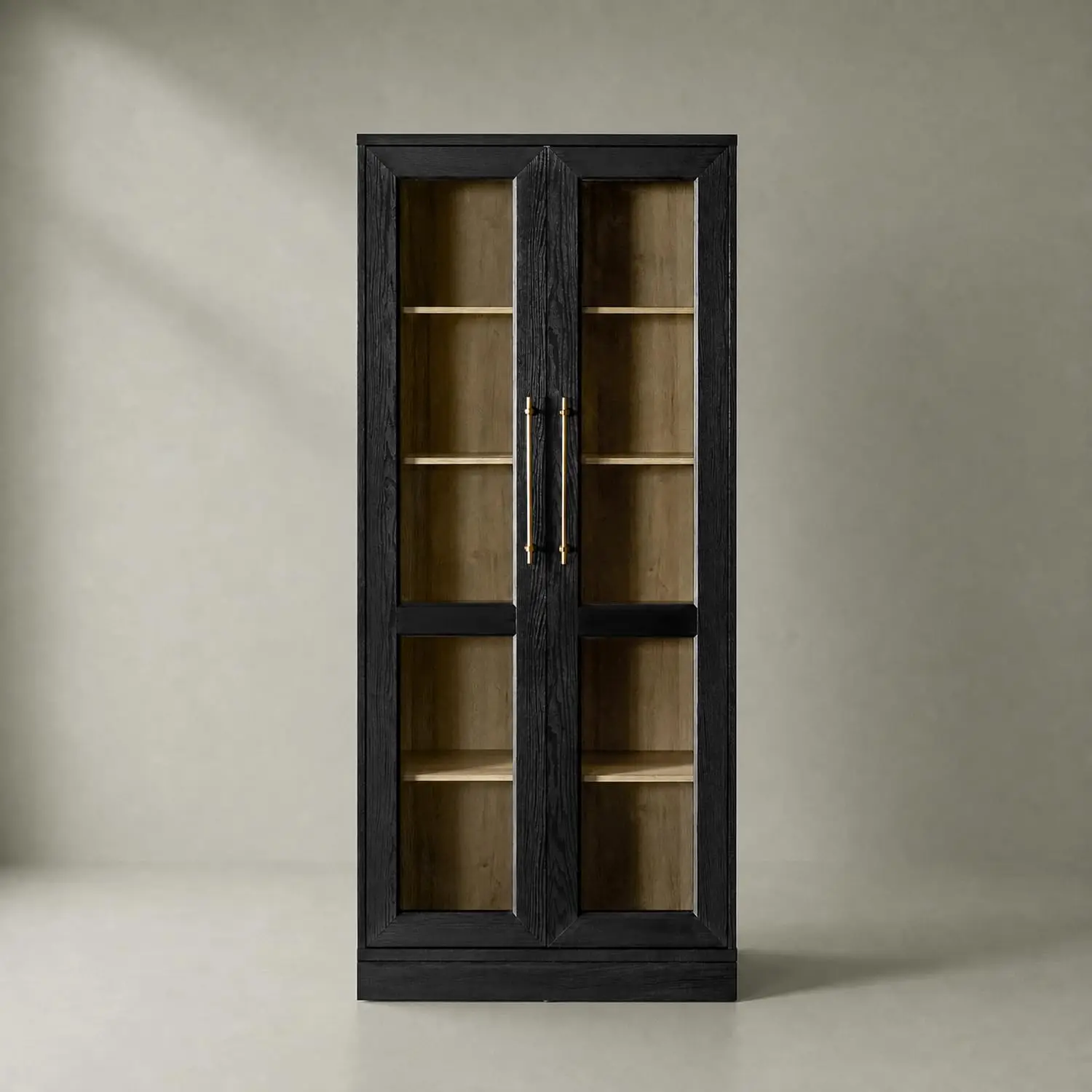 Tall Display Cabinet Kitchen Buffet Pantry Acrylic Scratch Resistant Farmhouse Storage Organizer, Customized