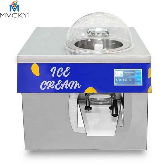 آلة الآيس كريم 24 لتر / ساعة، معدات القهوة ذات سطح الثلج للمقهى، آلة صنع الجيلاتو الإيطالية