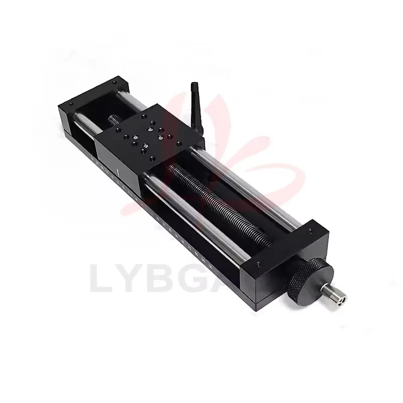

LY DIY XYZ Axis 80MM Width Heavy-duty Sliding Table Manual Precision Displacement Bench Mini Shift Worktable Adjusting Worktable