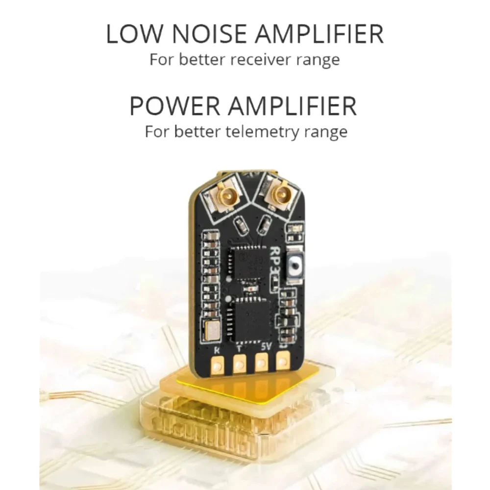 Radiomaster RP1 RP2 RP3 2,4 GHz nanoreceiver de latencia ultra baja, adecuado para Tx12-Tx16s juguetes de control remoto