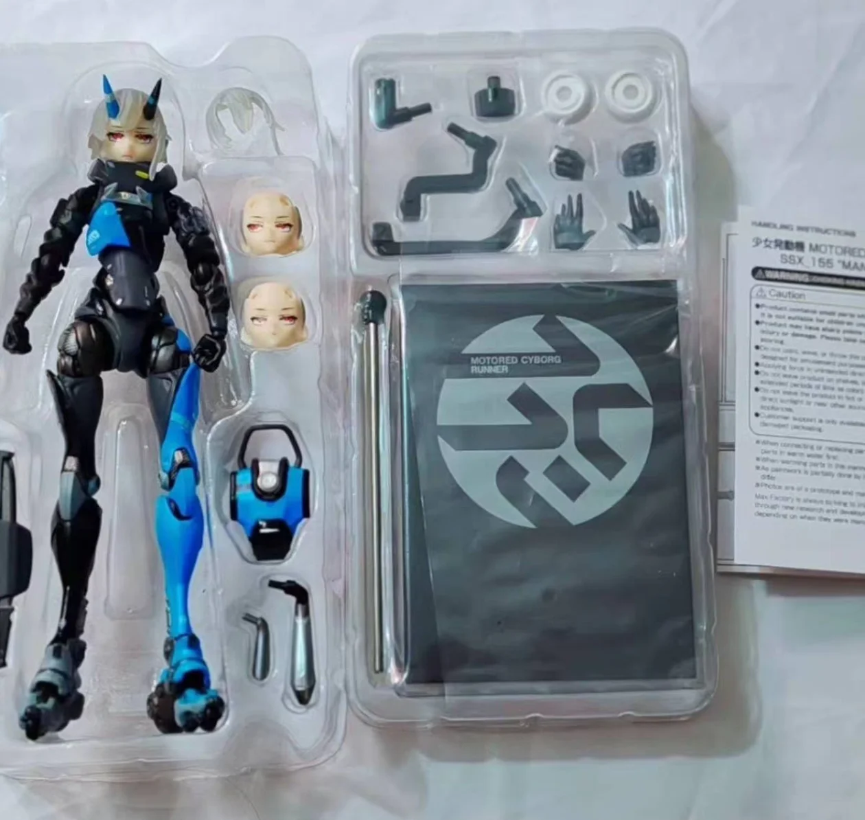 لعبة نموذج شخصية أنيمي ، GSC Max Factory ، Sentinel MOTORED ، CYBORG RUNNER SSX ، teno AZUR MANDARIN ، هدايا مفاجئة ، جديدة