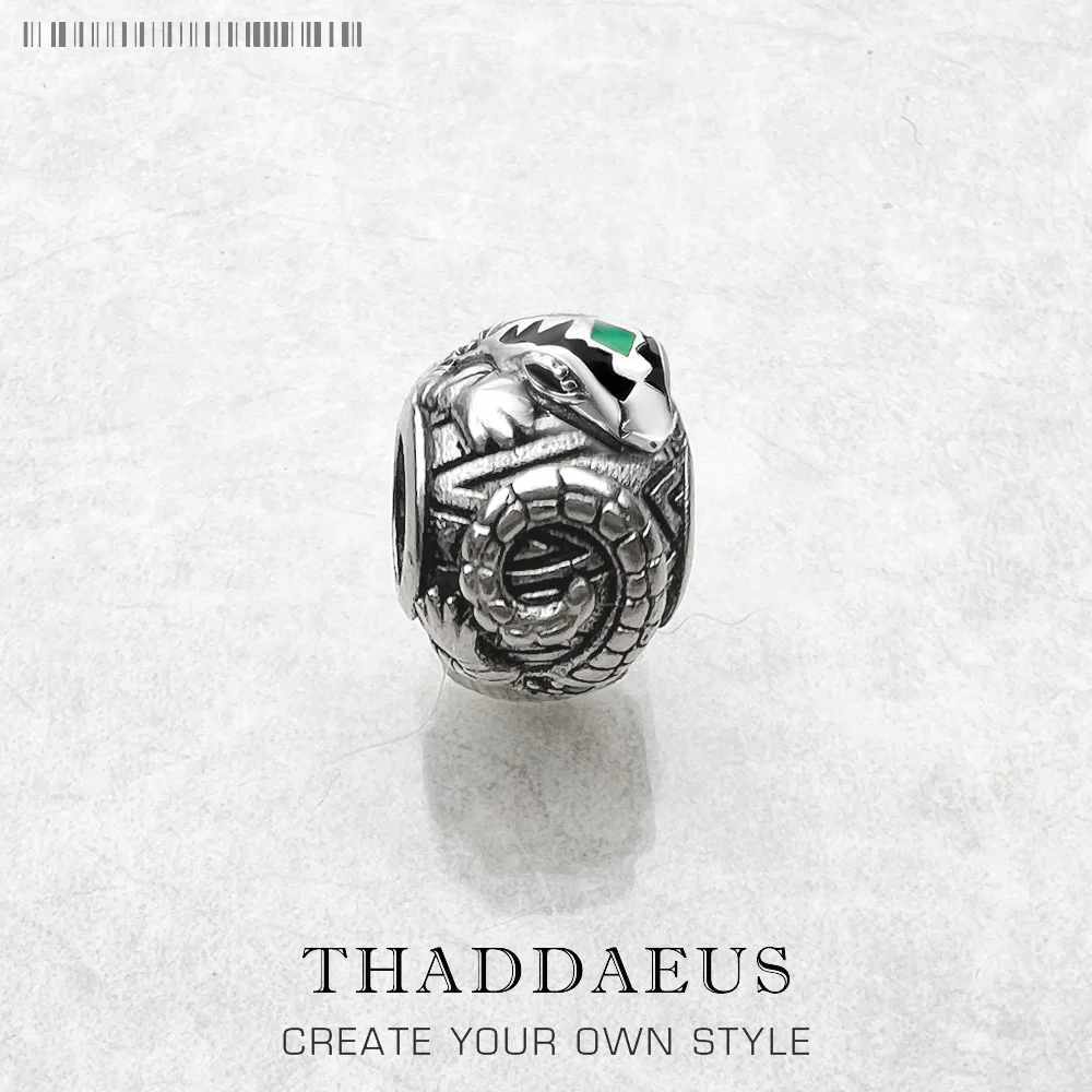 

Beads Lizard New 925 Sterling Silver Strength Gift Karma Charms European Jewelry Accessories