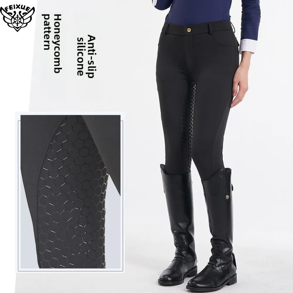 Equestrian Pants Men Women Full Seat Silicone High Elasticity Riding Pants Riding Equipment Equestrian Clothing Pants New 2026
