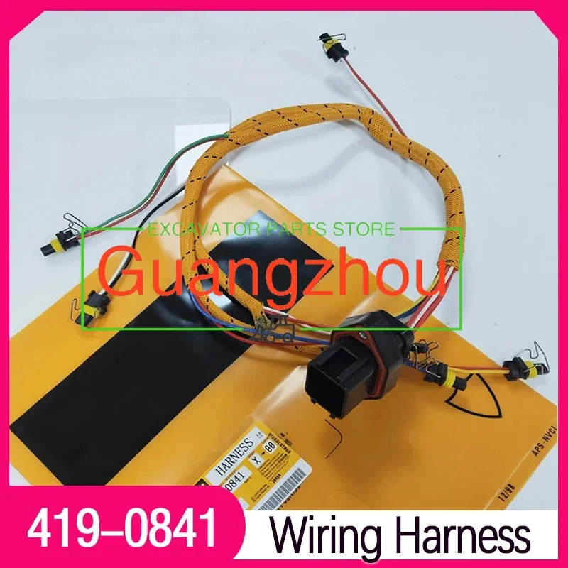 New for Excavator E330D E325 C9 Engine Spare Parts Wiring Harness 419-0841 4190841 Higher Quality