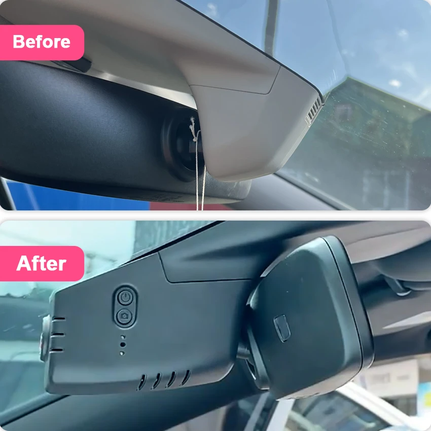Car DVR Dash Cam Plug and play Wifi Camera for Volkswagen VW Talagon 2021 2022 2023 2024 2025 Wireless DashCam Accessories