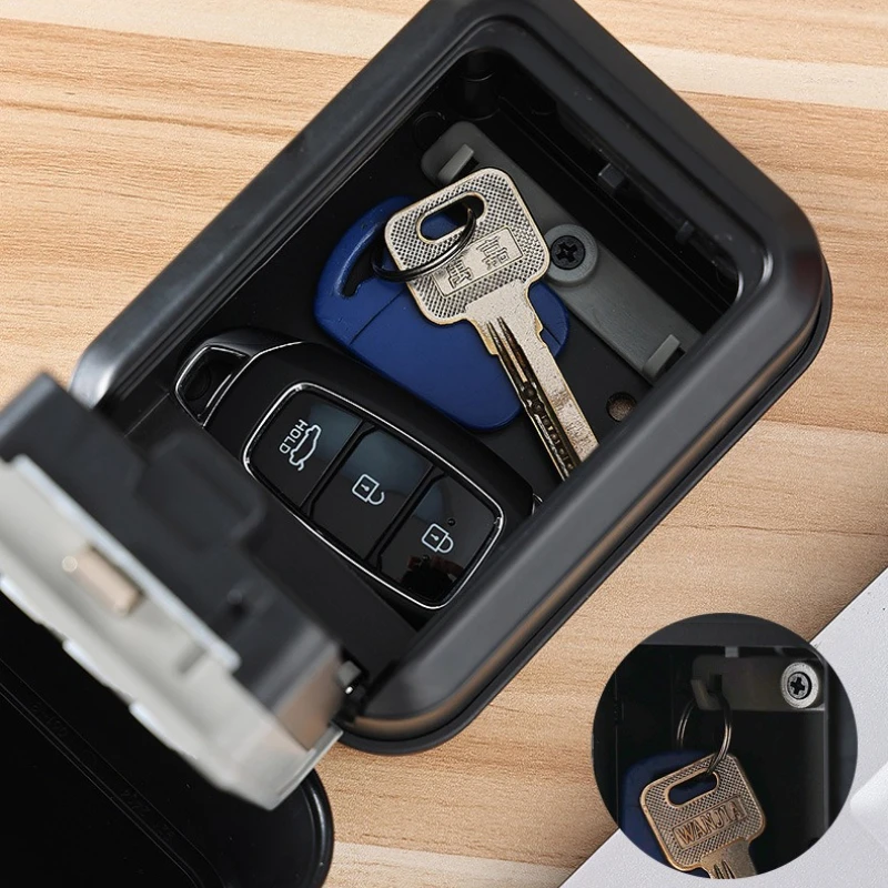 TTlock Bluetooth Smart Password Key Box Built in Hooks APP Management IP65 Waterproof Mobile/password Unlocking for Key Storage