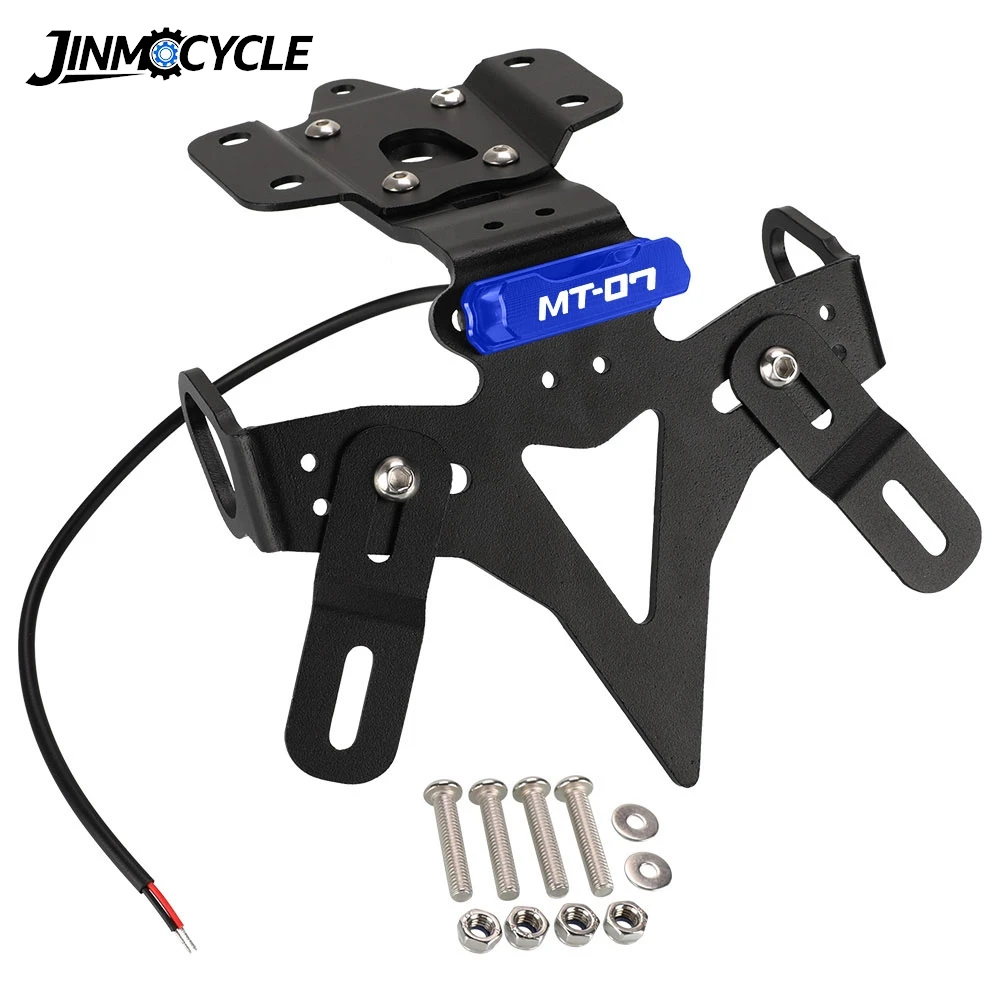

Motorcycle License Plate Holder Fender Eliminator Registration Bracket For Yamaha MT-07 MT 07 MT07 2013-2014-2018-2023-2024