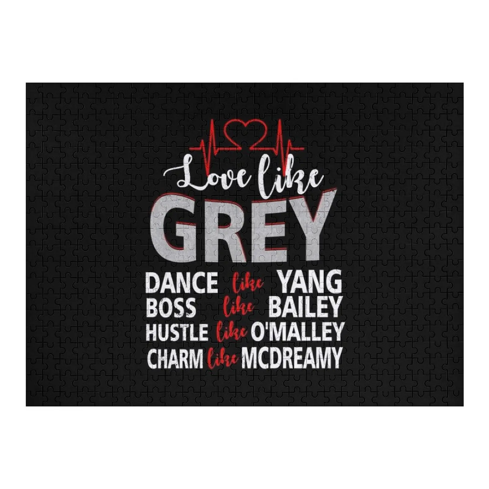 

Love Like Grey Dance Jigsaw Puzzle Customized Kids Gift Personalized For Kids Puzzle