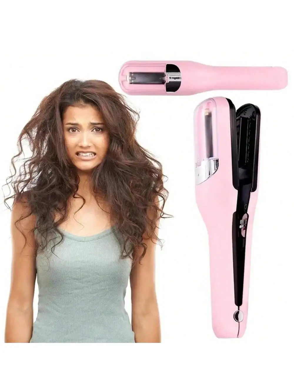 

Multi-function Beauty Hair Cutter Cutting Tools for Women Automatic Split End Remover Straightening Comb Various Hair Care Tool