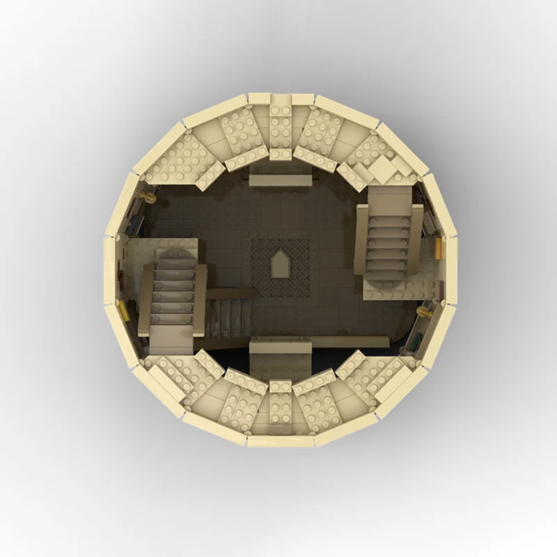 HP نموذج الفيلم Moc اللبنات برج مع نموذج متحرك التكنولوجيا الطوب لتقوم بها بنفسك تجميع اللعب البناء هدايا العيد