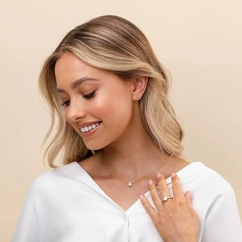 Thumbnail 4 - #28 Compare Moissanite Necklaces Before You Buy