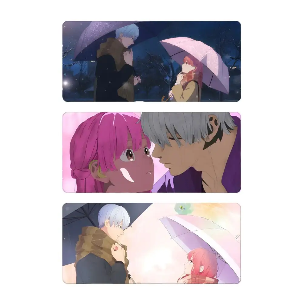 shoujo romance statue collectible A-A Sign of Affection Mouse Pad Mousepad Large Gaming LockEdge Thickened PC Table Desk Mat