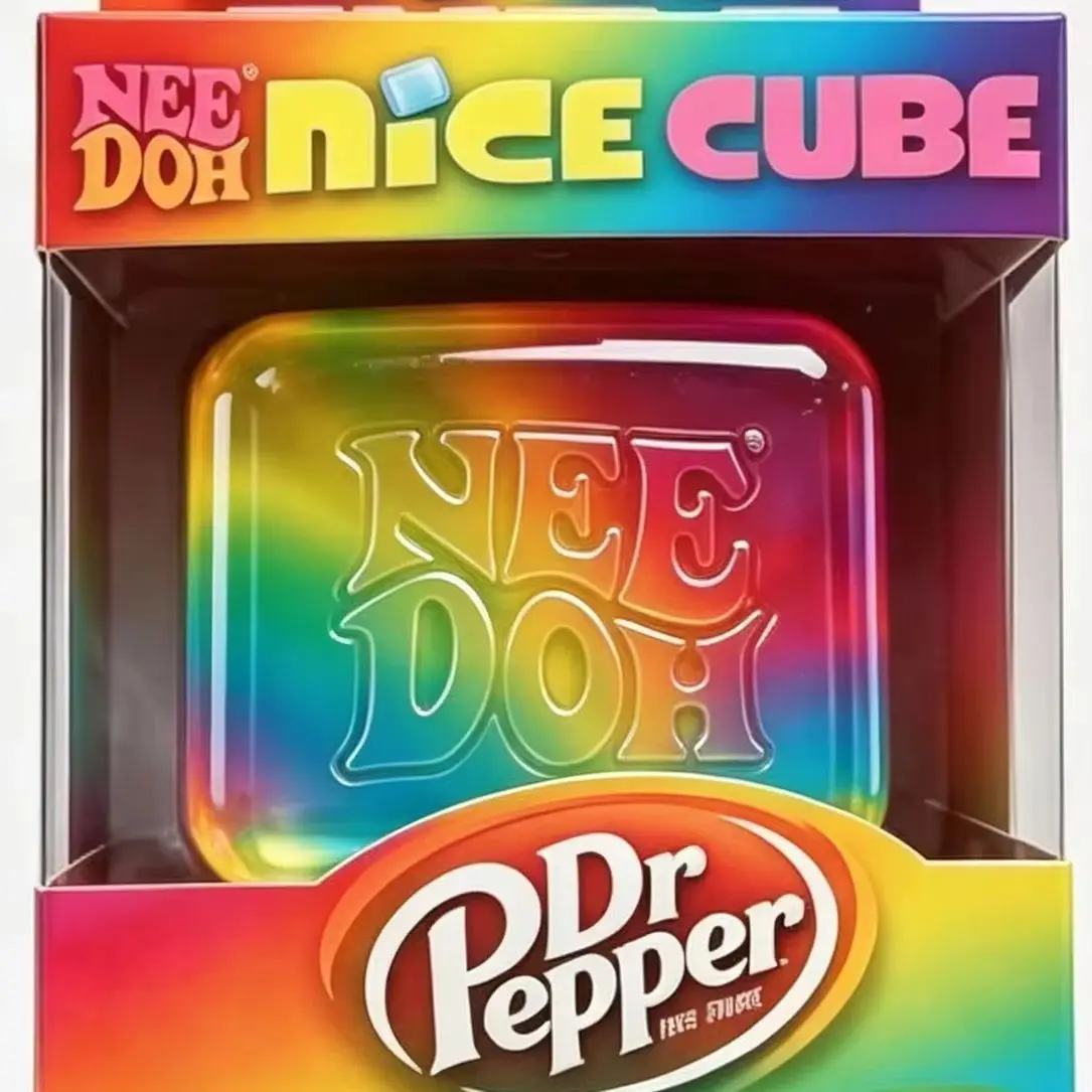 

2026 new Schylling Needoh in stock Nice Lebi beautiful cube pinching and relaxing toys Soft children's toys