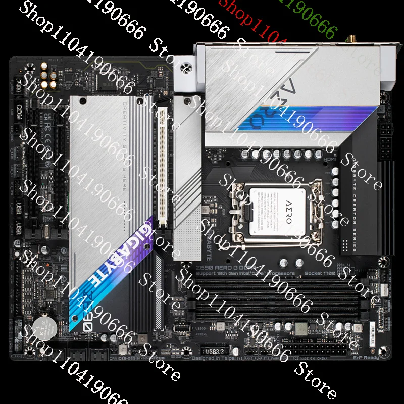 

For GIGABYTE Z690 AERO G DDR4 motherboard LGA1700 DDR4 128G HDMI+DP ATX Tested XYG