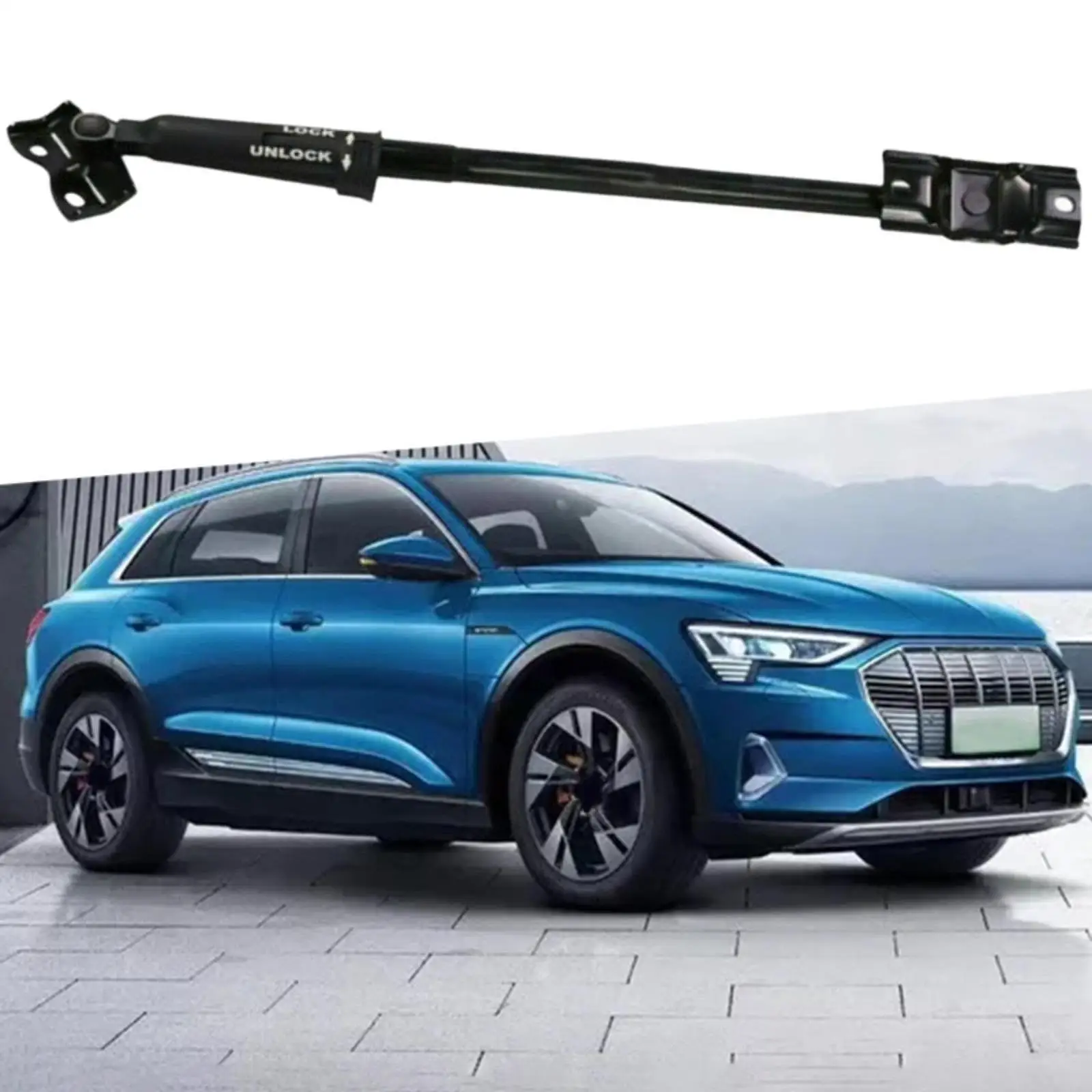 Tailgate Support Strut 590mm Alloy Door Stopper Rear Boot Damper for Mitsubishi Pajero Montero IV V88W V98W