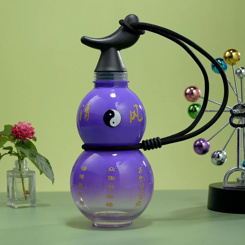 

Taoism Gradient Color Gourd Water Bottle Chinese Style 750ML Drink Bottle Sticker DIY Vintage Kettle Sport