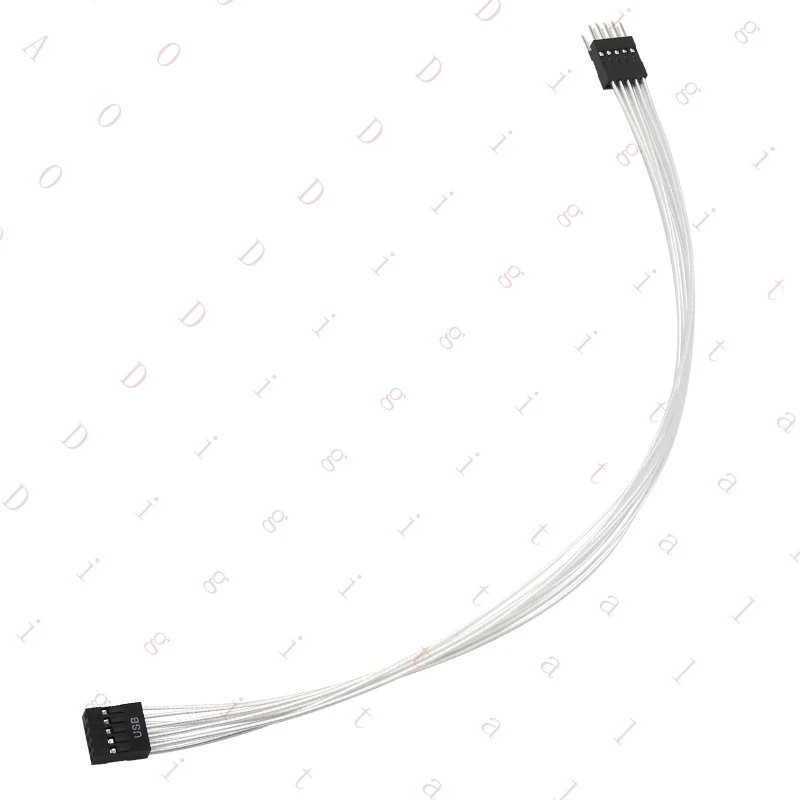 RN   Computer MotherboardUSB9Silver-plated needle extension cordUSB2.0Male to female ChassisUSBPower supply data cable30CM