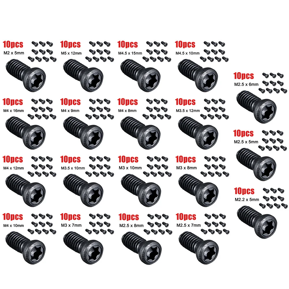 Elementi di fissaggio per utensili per tornio CNC Viti Torx CNC M2 X 5 mm Attrezzatura CNC Acciaio ad alta resistenza Lunga durata
