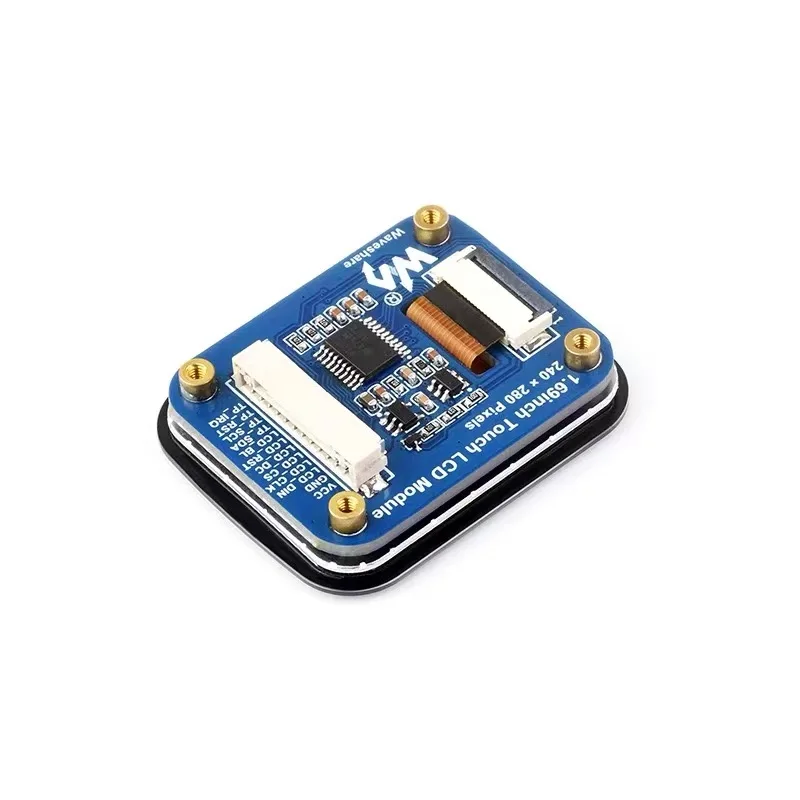 Raspberry Pi 5/4B/3B + módulo de tela sensível ao toque de 1,69 polegadas ST7789V2 driver tela de exibição de comunicação SPI