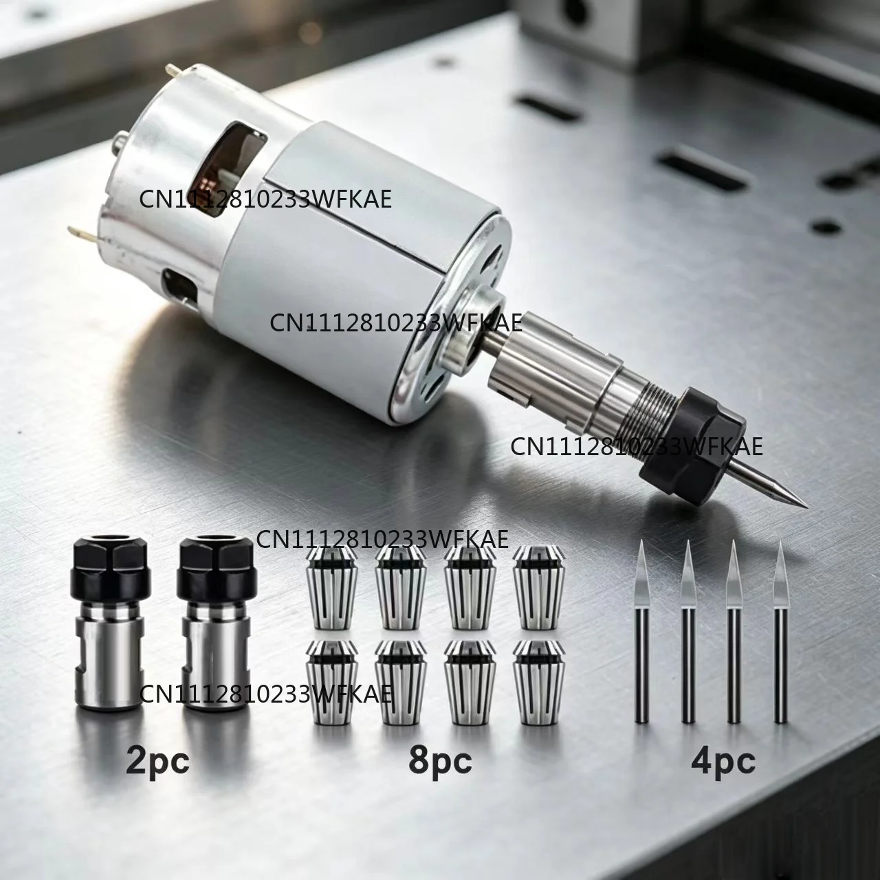775 Spindle Motor DC 12V-24V 20000 RPM Mini Electric Motor Ball Bearing Large Torque High Power Spindle for CNC 3018 Engraver