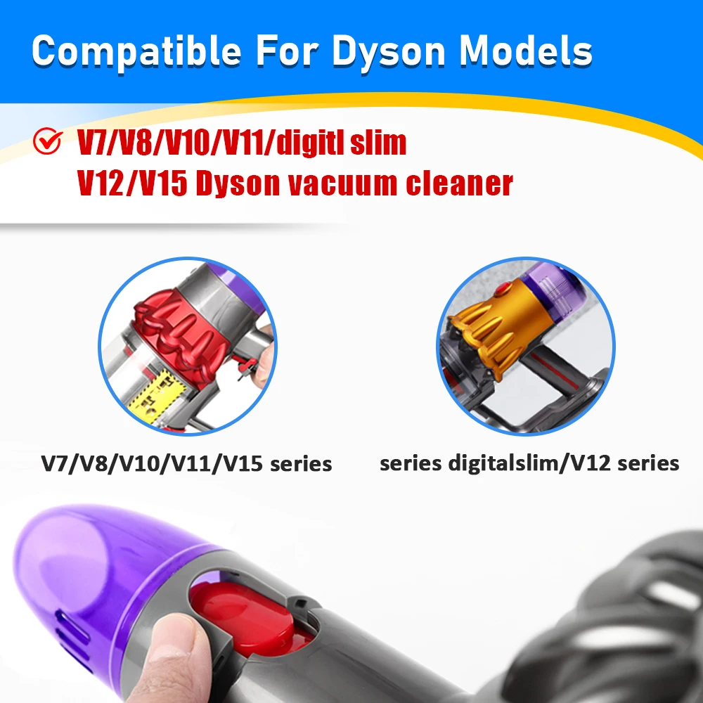 Адаптер вакуумной всасывающей головки для Dyson V8 V10 V11 V15/V10slim V12slim, домашний компрессионный мешок для хранения, насадка-насос
