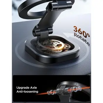 360°旋轉磁吸車載支架,全金屬設計,適用於智慧型手機,超強磁吸支架,相容於iPhone 16/16 8 最佳銷售 磁吸式車用支架 - №5