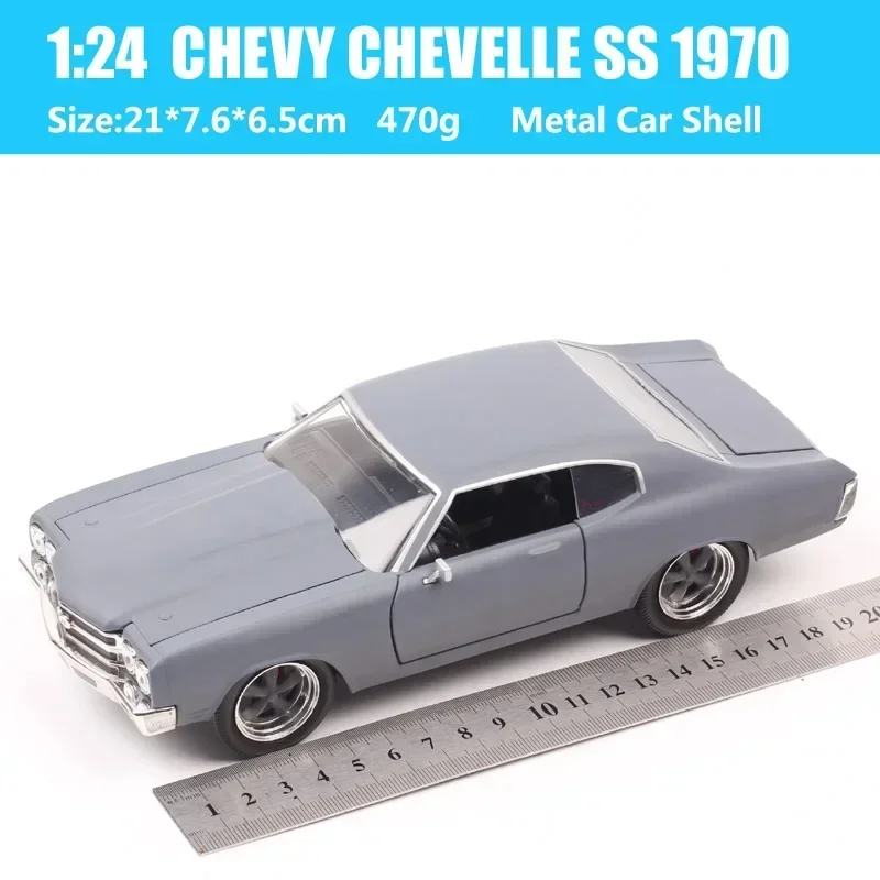 Jada 1:24 1970 Chevrolet Chevelle SS Jada Diecast Model Car Toy Metal Vehicles Muscle Chevy Super Sport Wagons Replicas