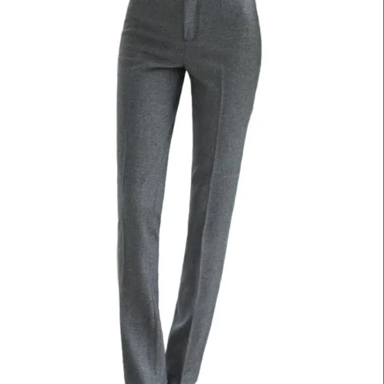 Novelty Gray Women Pants Formal Uniform Styles Women Business Work Wear Trendy Skinny Leggings Female Trousers Ladies Office