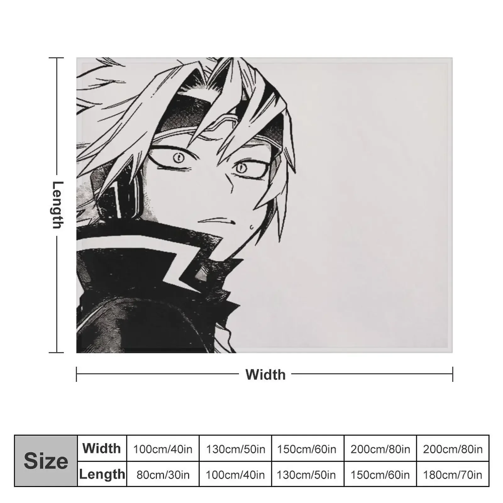 kaminari denki Throw Blanket Fashion Sofas anime Blankets