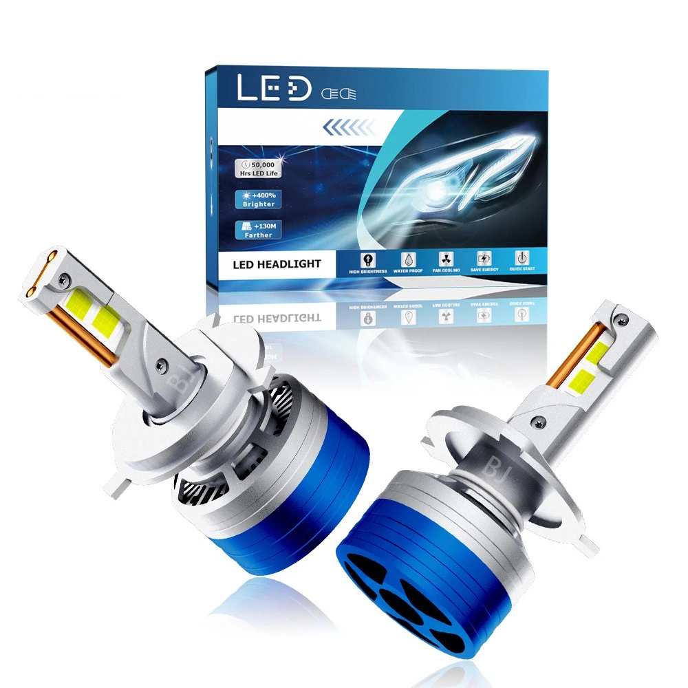 Upgrade Your Car's Visibility with LED Headlight Bulbs - H1 H4 H7 H8 H9 H11 HB3 HB4 Hir2 9005 9006 9012