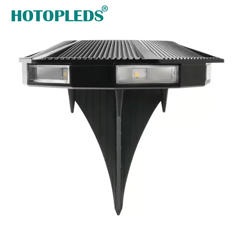 2025 Pop Factory 6 LED Solar Ground Step Light Outdoor Waterproof Garden Lawn Floor Light Lane Light Spot