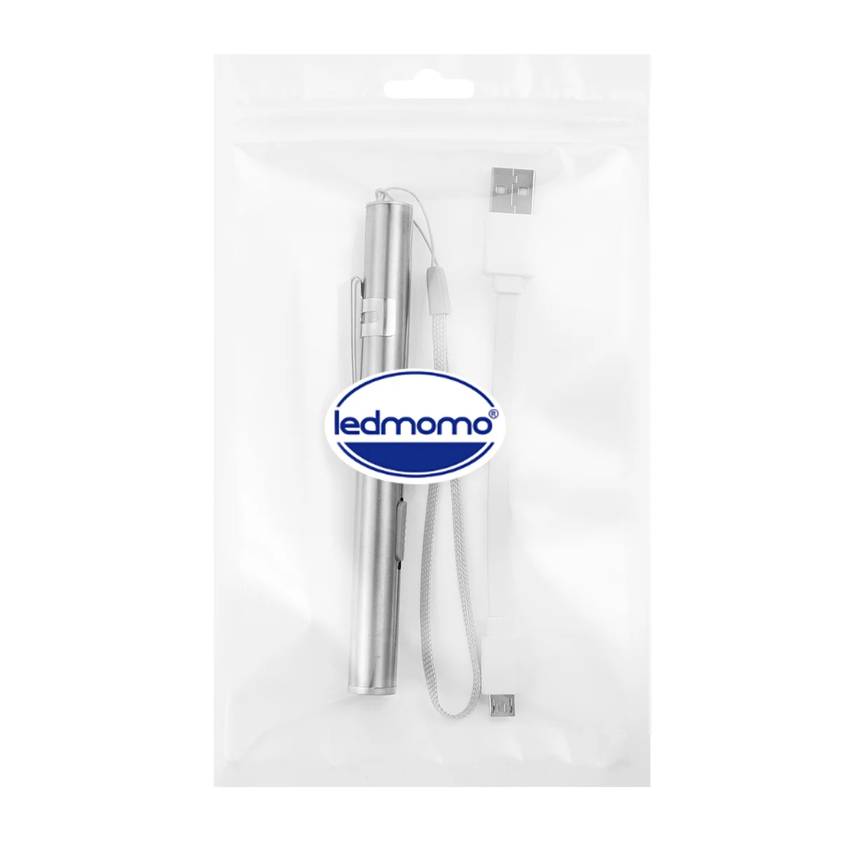 

1Pcs LED Pen Light USB Rechargeable Stainless Steel Medical Flashlight for Doctors Nurses Students Pen Light